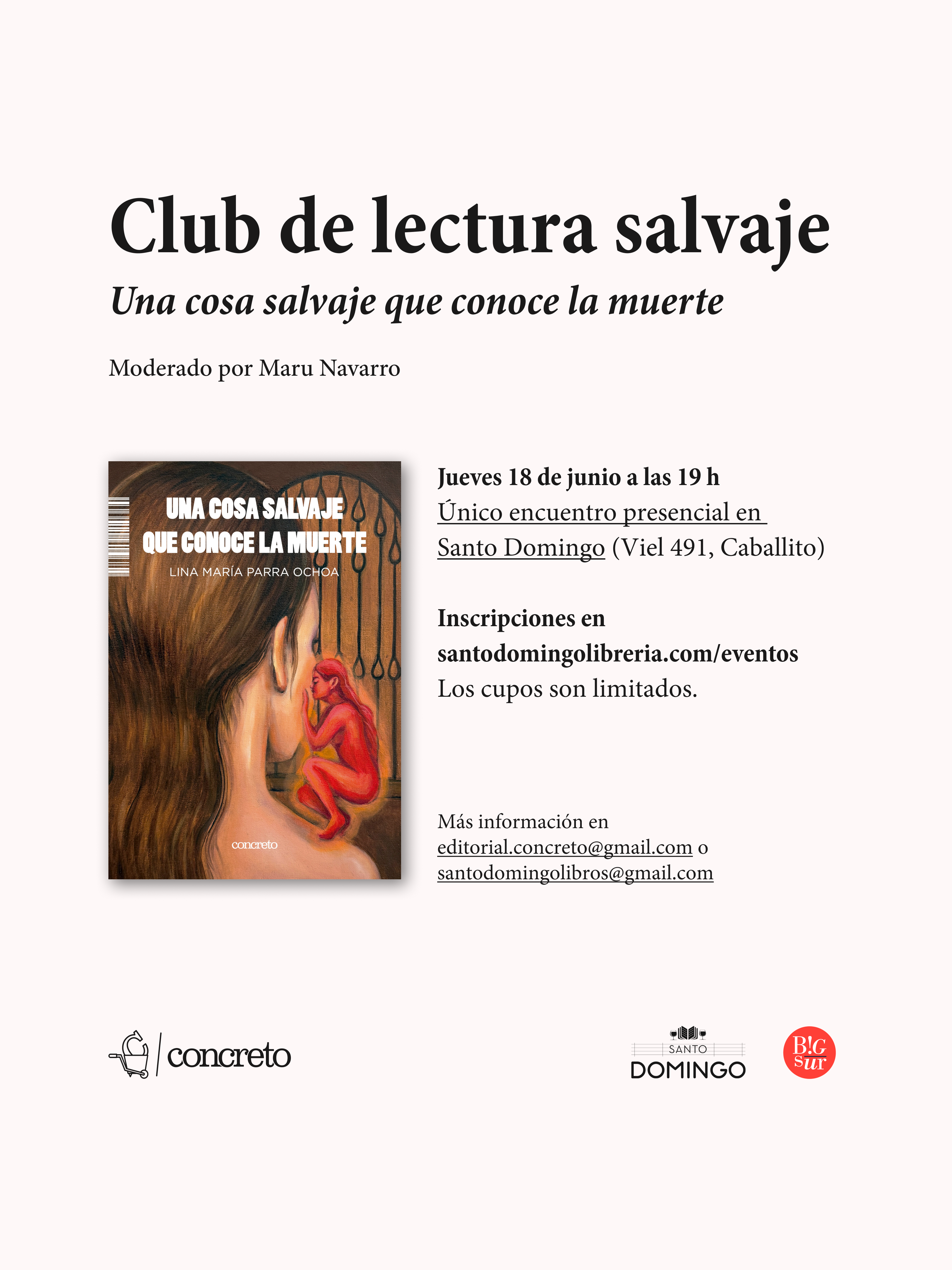 CLUB DE LECTURA SALVAJE: Una cosa salvaje que conoce la muerte